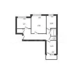 3-к. квартира, 65 м, 9/9 эт. - Фото 0