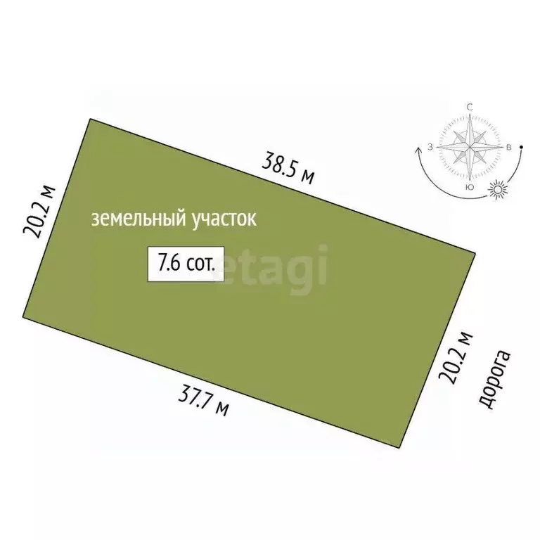 Участок в Тюменская область, Нижнетавдинский муниципальный округ, ... - Фото 2