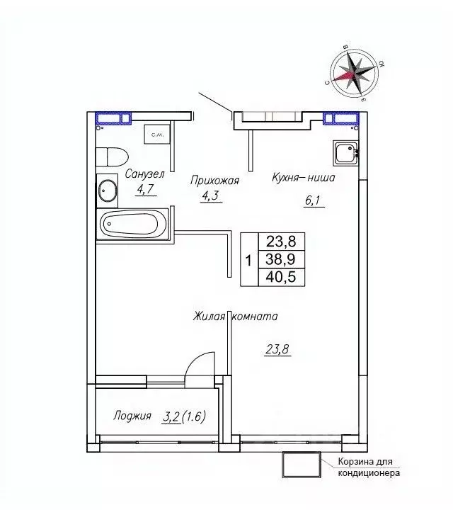 1-к кв. Приморский край, Надеждинский район, пос. Новый ул. Ленина, ... - Фото 1
