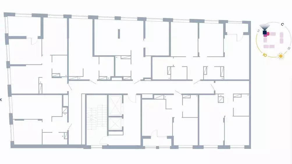 2-к кв. Тюменская область, Тюмень Интернациональная ул., 199к9 (51.65 ... - Фото 1