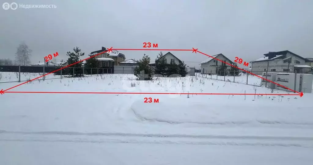 Участок в деревня Медовка, КП Изумрудный (6.7 м) - Фото 1