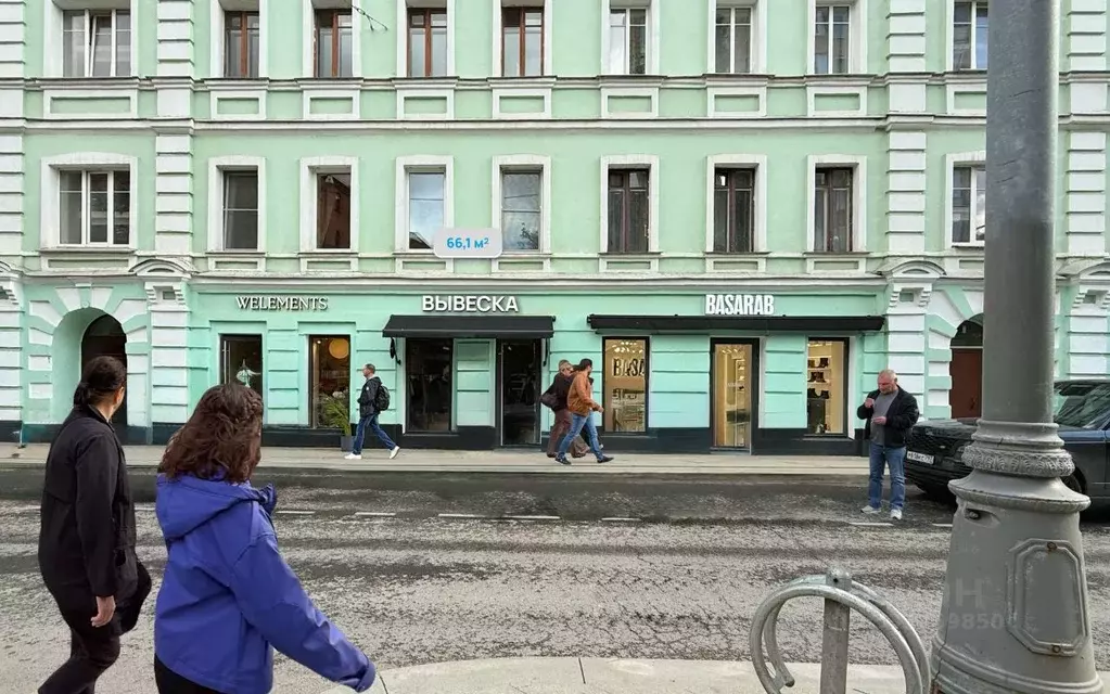 Помещение свободного назначения в Москва Богословский пер., 16/6С1 (66 ... - Фото 1