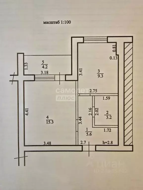 1-к кв. Башкортостан, Мелеуз ул. Ленина, 16 (33.4 м) - Фото 1