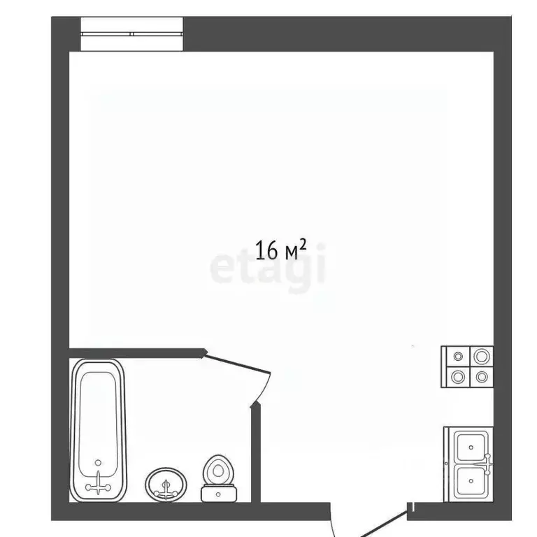 Студия Санкт-Петербург 4-я Советская ул., 8 (23.1 м) - Фото 0