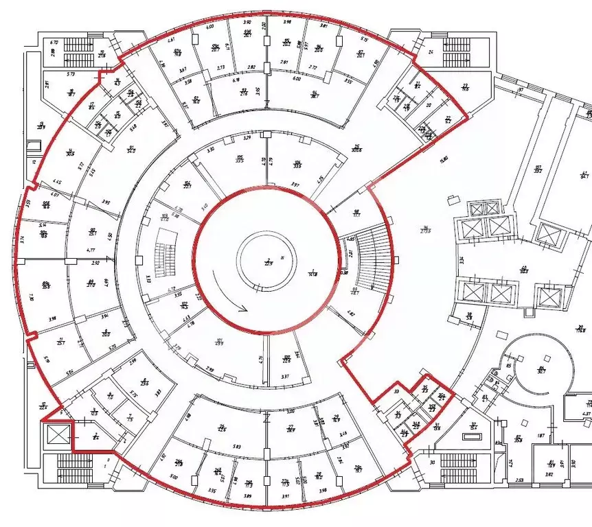 Помещение свободного назначения в Москва Тестовская ул., 10 (4566 м) - Фото 2