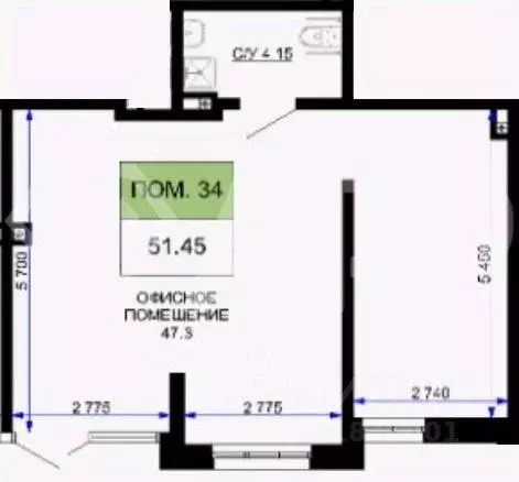 Помещение свободного назначения в Краснодарский край, Краснодар Имени ... - Фото 2