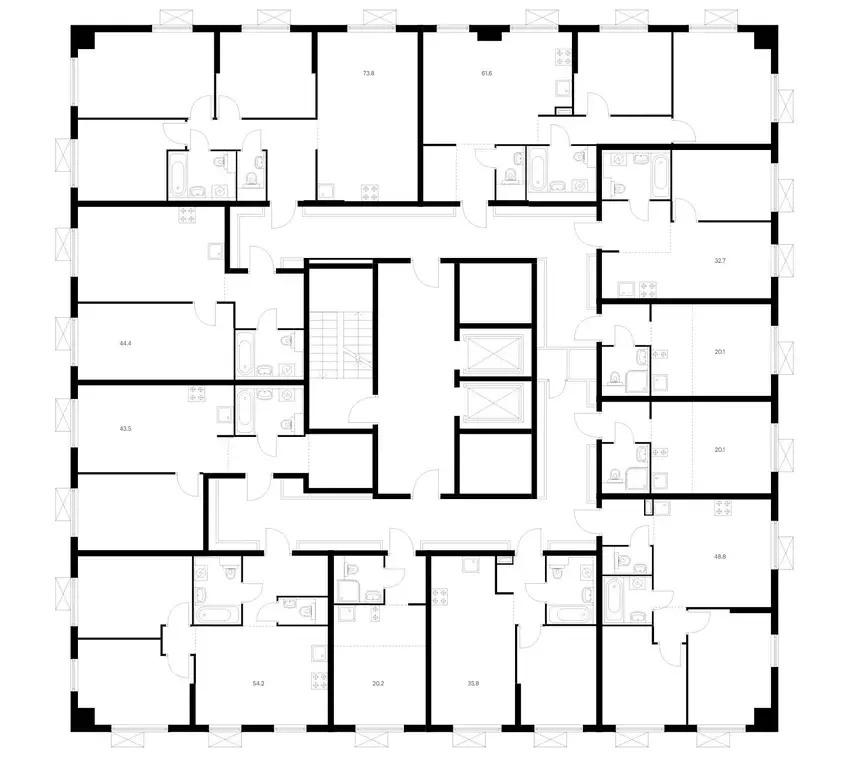 Студия Москва Люблинский парк жилой комплекс, 14.6 (20.1 м) - Фото 1