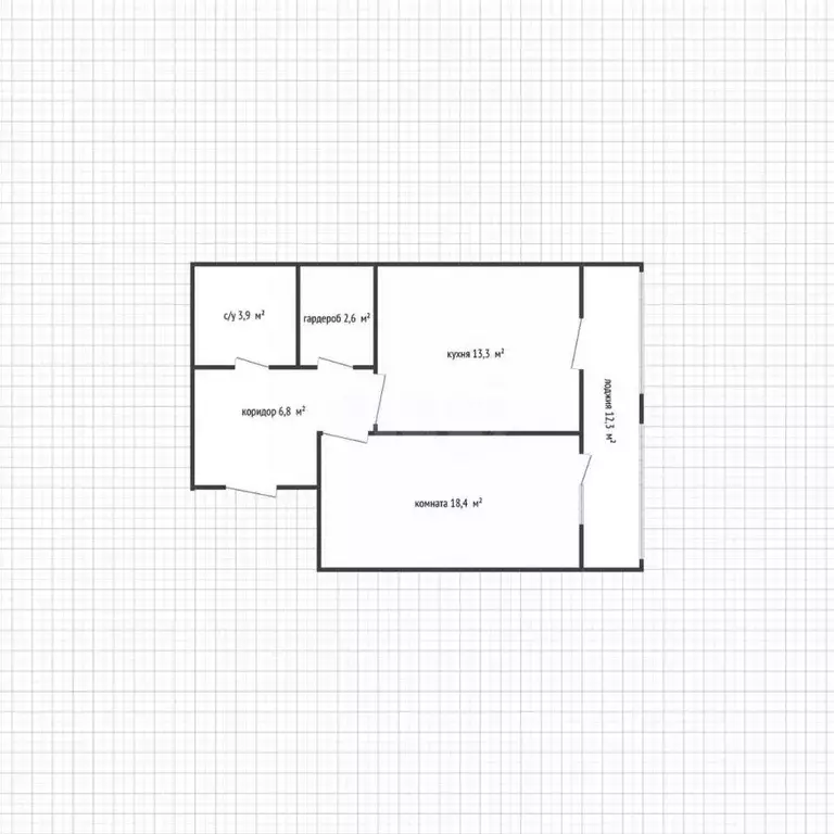 1-к кв. Адыгея, Майкоп Пионерская ул., 530 (57.0 м) - Фото 2