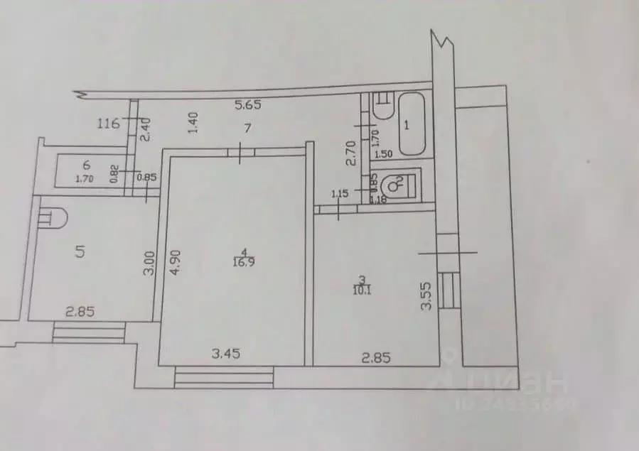2-к кв. Алтайский край, Бийск Советская ул., 211/2 (54.4 м) - Фото 1