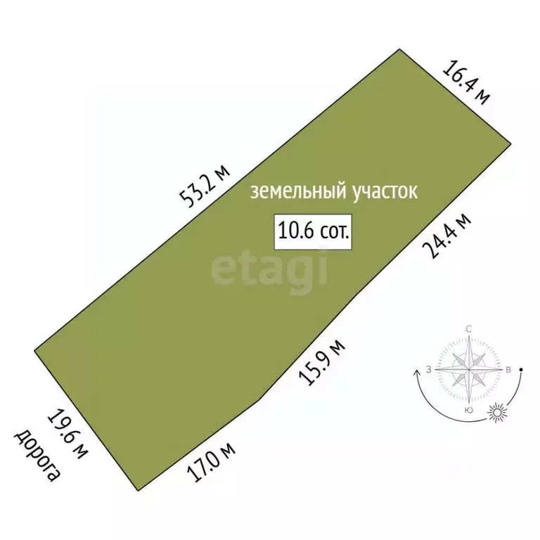 Участок в Тюменская область, Тюменский муниципальный округ, ... - Фото 2