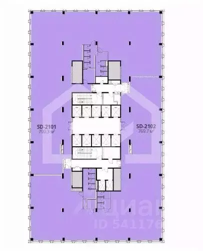 Помещение свободного назначения в Москва Дмитровский проезд, вл1Г (790 ... - Фото 2