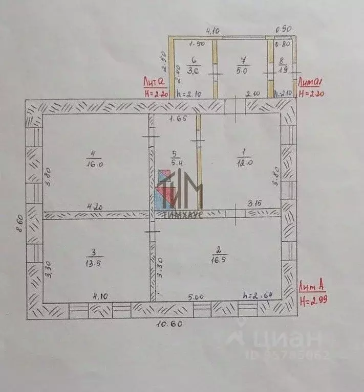 Дом в Омская область, Любинский район, д. Матюшино Центральная ул., 11 ... - Фото 2