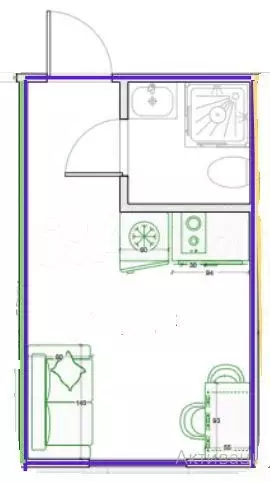 Квартира-студия, 10 м, 1/6 эт. - Фото 0