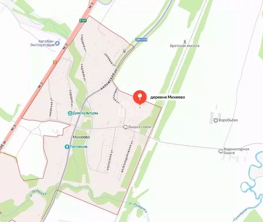 Участок в Калужская область, Малоярославецкий муниципальный округ, д. ... - Фото 2