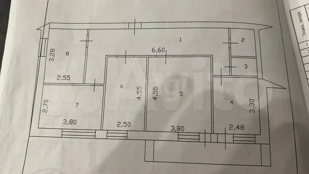 4-к. квартира, 75 м, 2/9 эт. - Фото 1