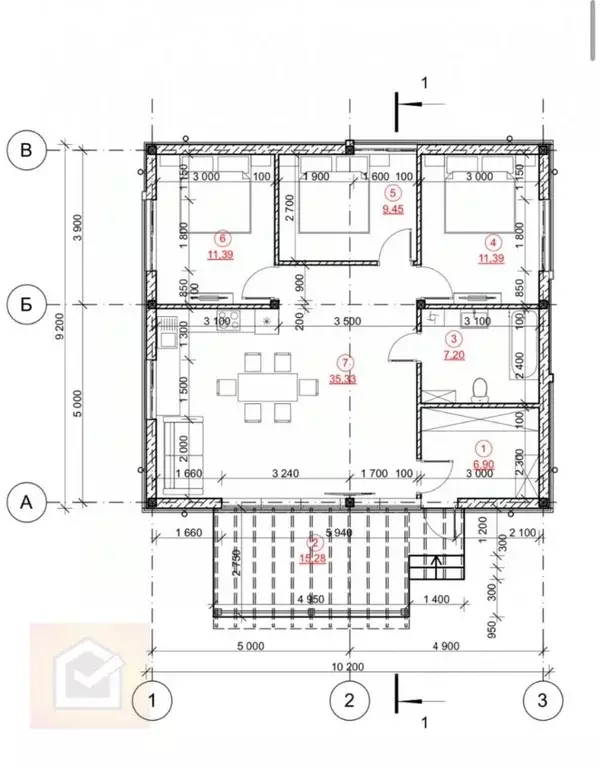 Дом в Севастополь Строитель-3 садоводческое товарищество, 2 (82 м) - Фото 1