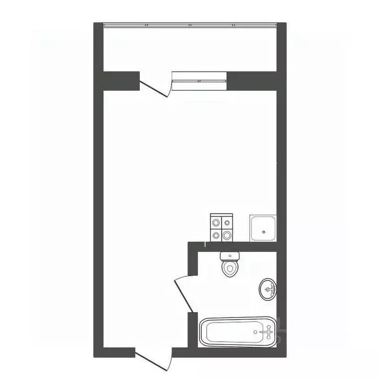 Студия Ростовская область, Ростов-на-Дону, Нахичевань ул. 23-я Линия, ... - Фото 2