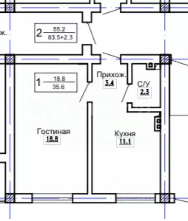 1-к кв. Дагестан, Махачкала ул. Вузовское Озеро, 25 (36.0 м) - Фото 1