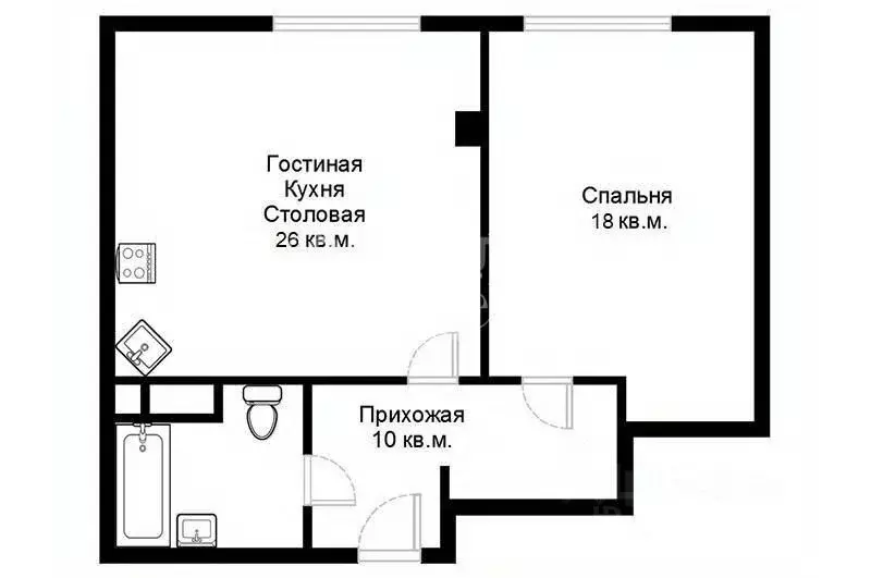 2-к кв. Москва Большая Садовая ул., 5к1 (65.0 м) - Фото 2