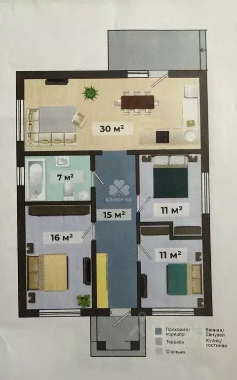 Дом в Адыгея, Тахтамукайский район, Энемское городское поселение, ... - Фото 2