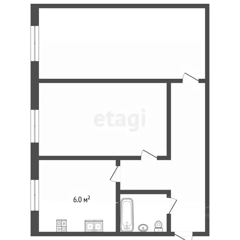 2-к кв. Татарстан, Мензелинск ул. Изыскателей, 1/1 (47.0 м) - Фото 2