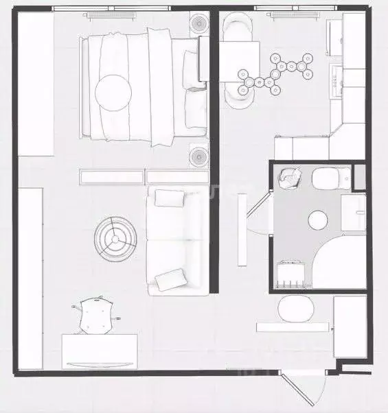 1-к кв. Москва ул. Рокотова, 8К2 (32.3 м) - Фото 2
