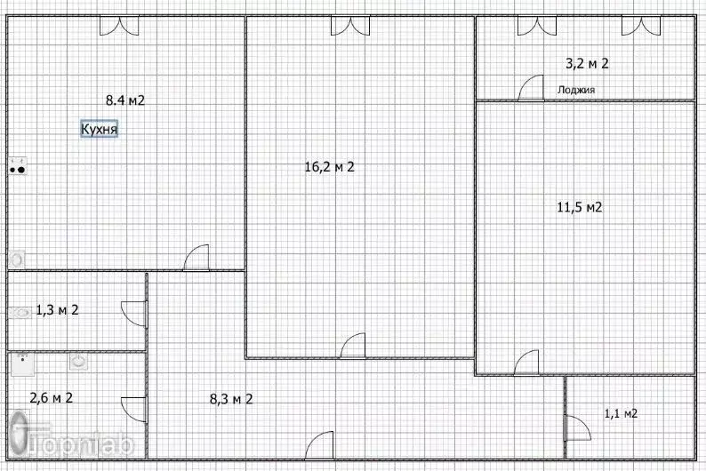 2-к кв. Башкортостан, Уфа ул. Летчиков, 4/1 (53.0 м) - Фото 2