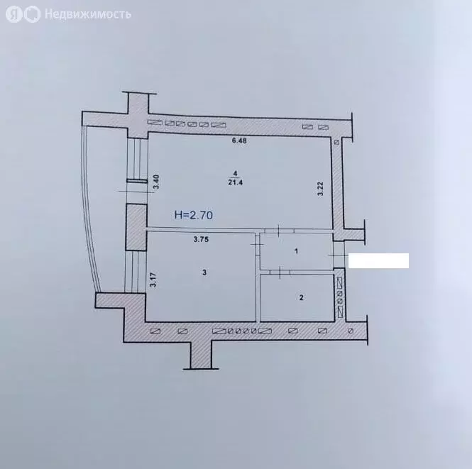 1-комнатная квартира: Волжский, улица Мира, 142 (42 м) - Фото 2