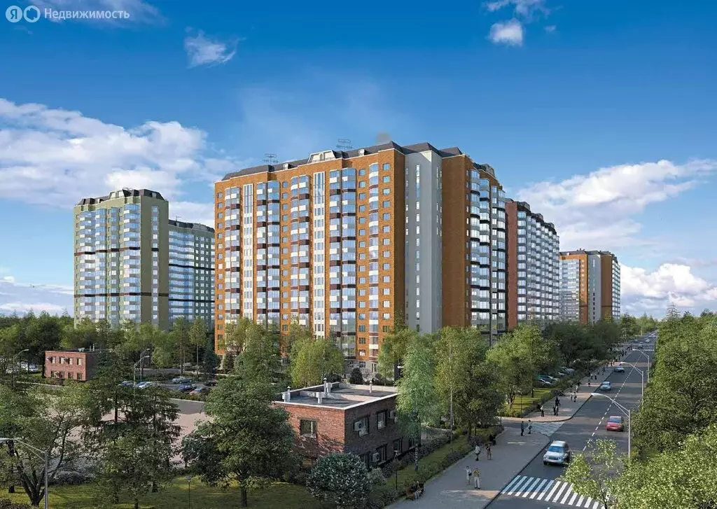 2-комнатная квартира: Московский, Солнечная улица, 7 (52 м) - Фото 2