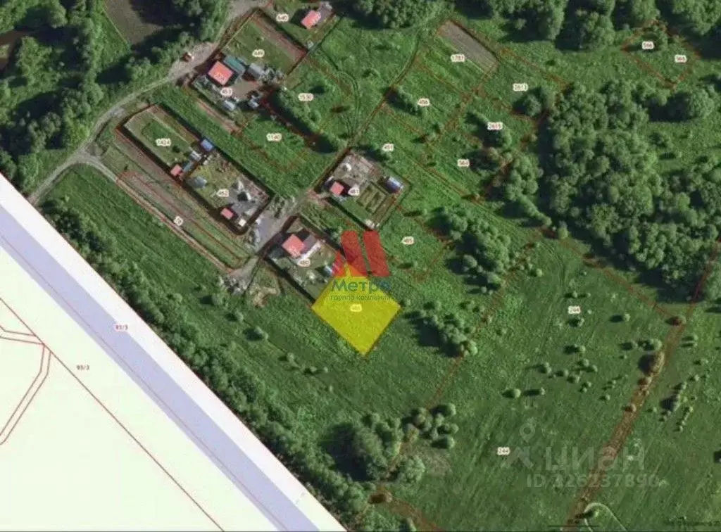 Участок в Ярославская область, Рыбинский муниципальный округ, д. ... - Фото 1