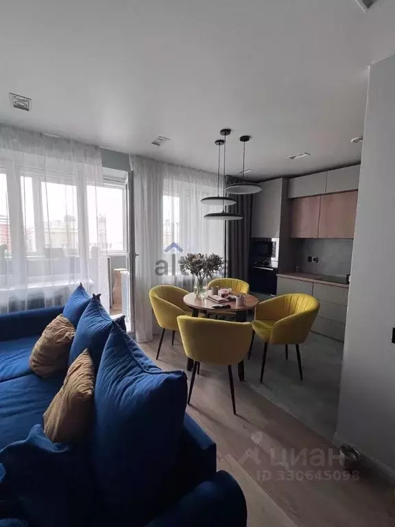 1-к кв. Татарстан, Казань Чистопольская ул., 10/8 (35.0 м) - Фото 1