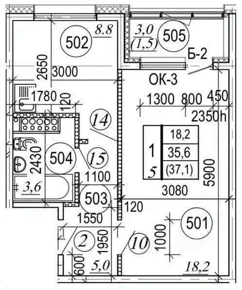 1-к кв. Камчатский край, Елизовский муниципальный округ, пос. ... - Фото 0
