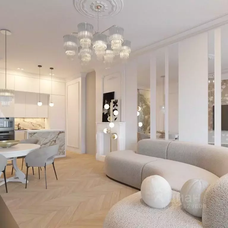 3-к кв. Свердловская область, Екатеринбург наб. Олимпийская, 13 (90.0 ... - Фото 2