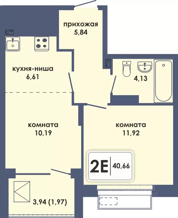 2-к кв. Пермский край, Пермь Камская Долина мкр, Аксиома жилой ... - Фото 0