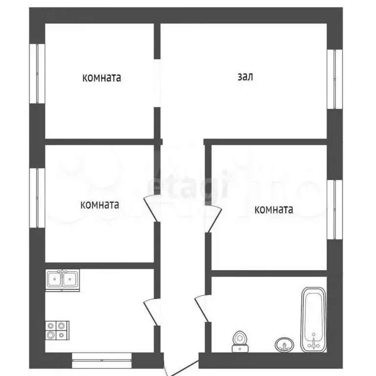 Дом 75,5 м на участке 10,9 сот. - Фото 0