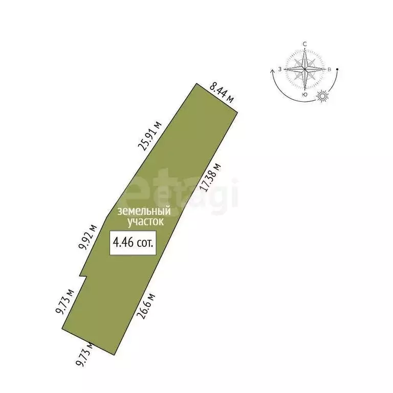 Участок в Ишим, Ишимская улица (4.5 м) - Фото 1