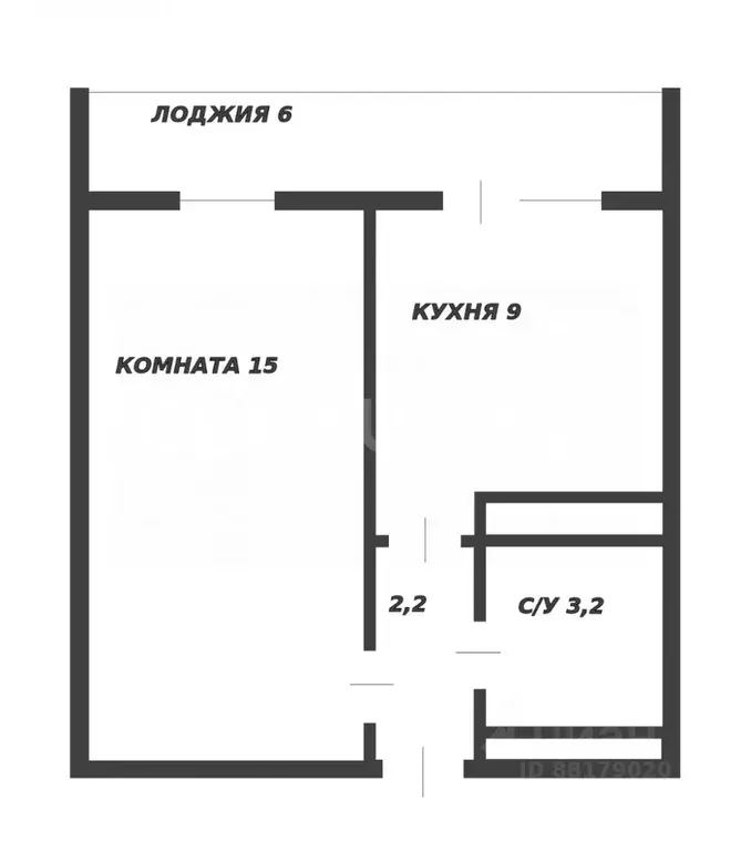 1-к кв. Крым, Симферополь ул. Балаклавская, 73Г (36.0 м) - Фото 1