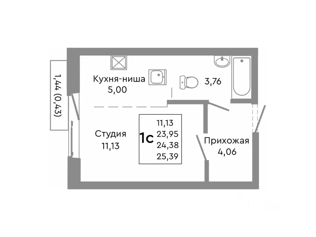 Студия Челябинская область, Челябинск Никс Лайн на Ярославской жилой ... - Фото 1