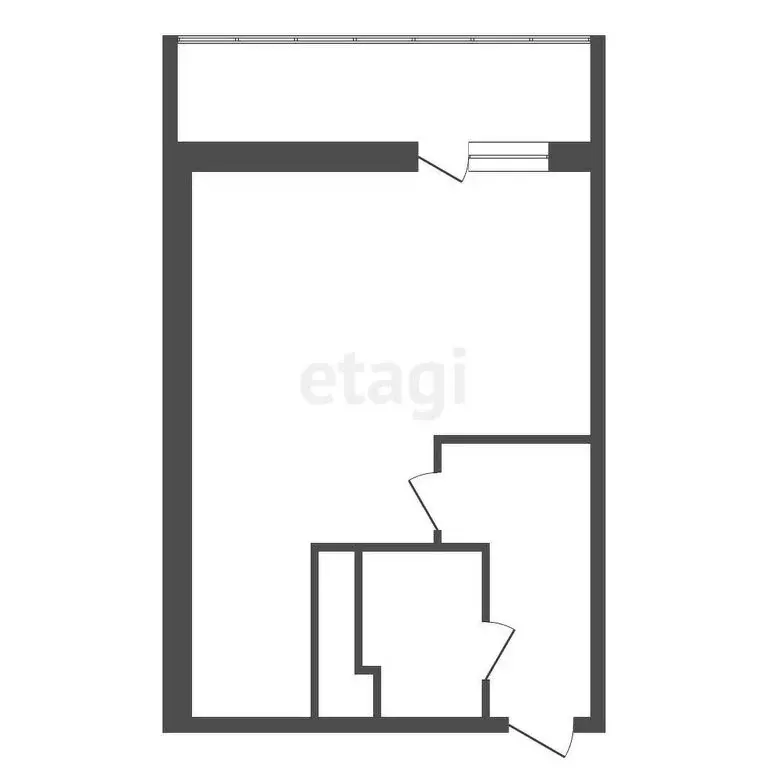 1-комнатная квартира: Обнинск, улица Гурьянова, 1 (34.4 м) - Фото 0