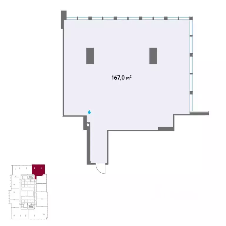 Офис в Москва Кинематографический кв-л,  (167 м) - Фото 2