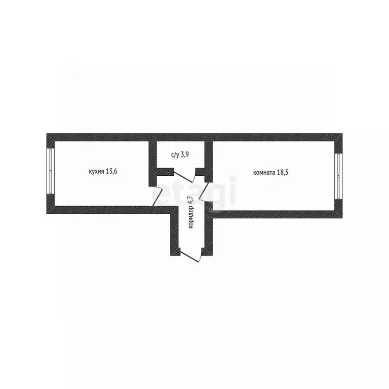 1-к кв. Краснодарский край, Краснодар Музыкальный мкр, ул. Имени ... - Фото 2