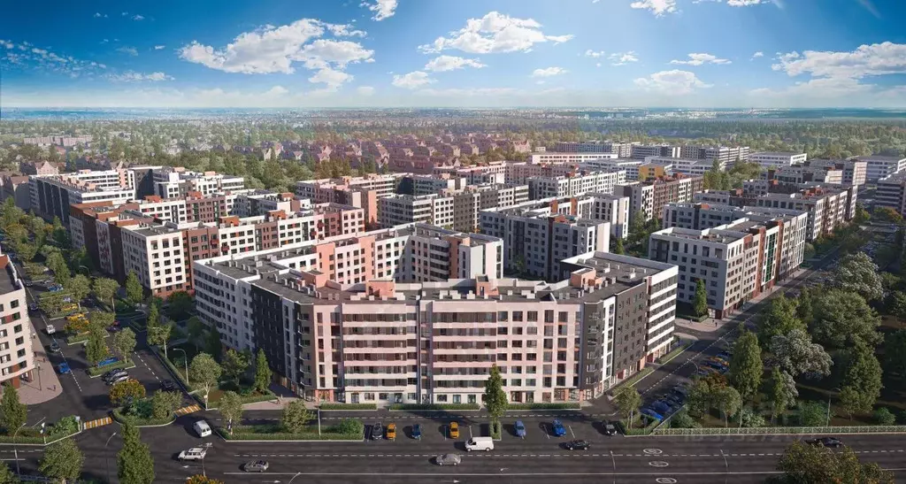 2-к кв. Калининградская область, Гурьевск Включи жилой комплекс (58.42 ... - Фото 0