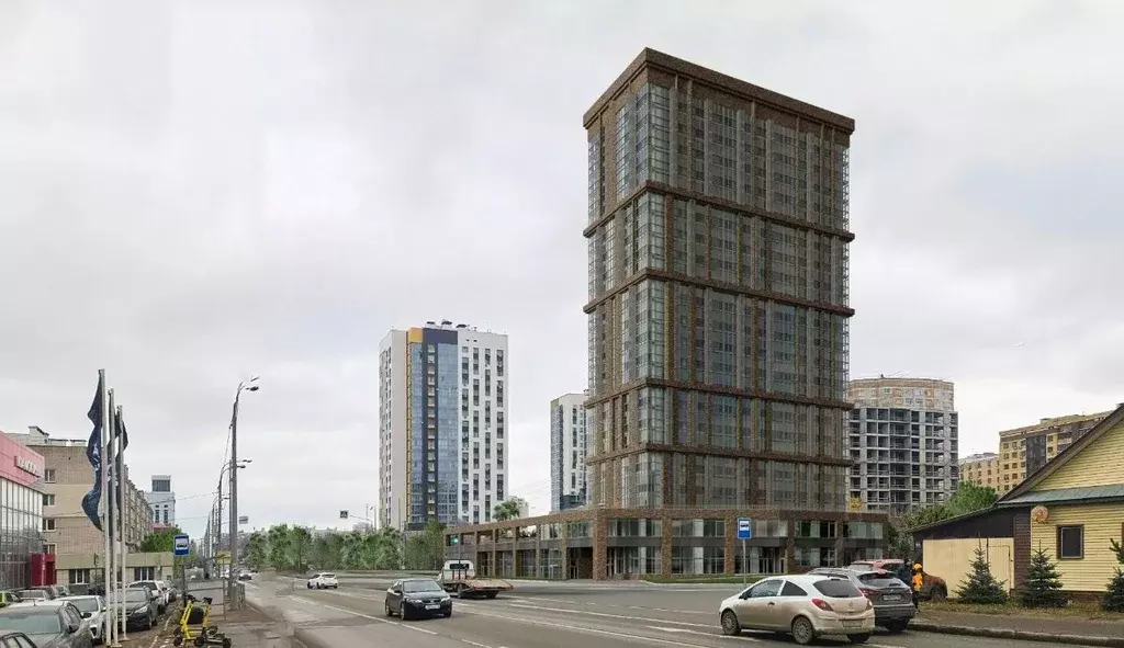 1-к кв. Татарстан, Казань ул. Аделя Кутуя, 95А (39.9 м) - Фото 2