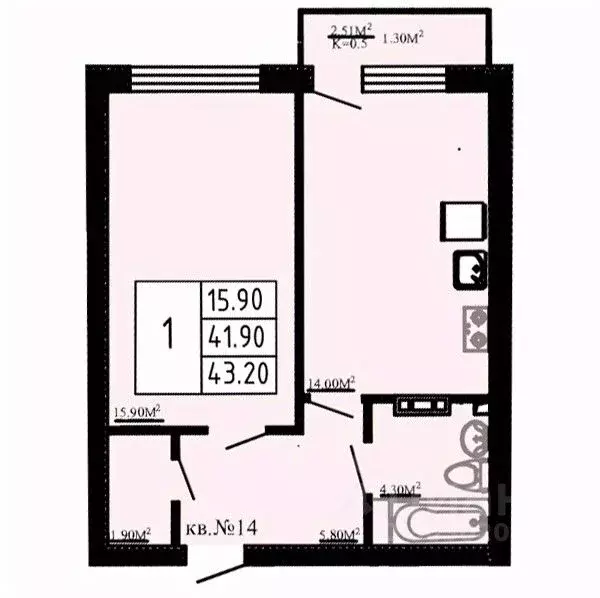 1-к кв. Ленинградская область, Коммунар г. Гатчинский муниципальный ... - Фото 1