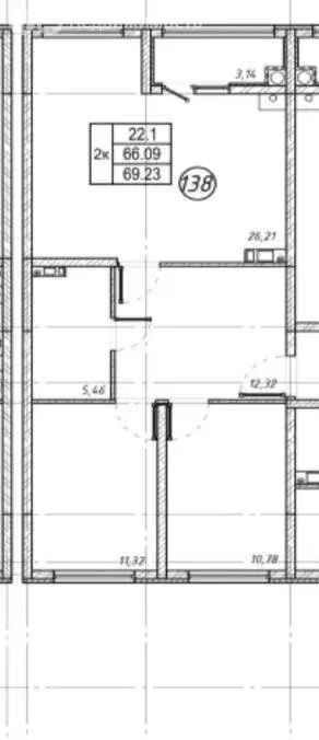3-комнатная квартира: Ставрополь, Октябрьский район, микрорайон № 15 ... - Фото 1