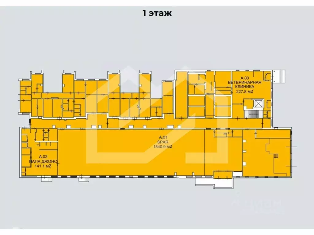 Торговая площадь в Москва Кантемировская ул., 16К1 (3764 м) - Фото 2
