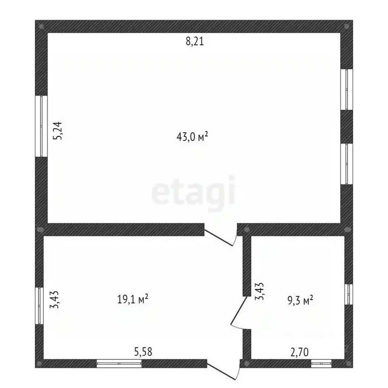 Дом в Башкортостан, Уфа Уршак СНТ, 58 (71 м) - Фото 2