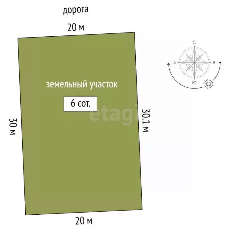 Участок в Тюменская область, Тюменский муниципальный округ, с. Чикча, ... - Фото 2
