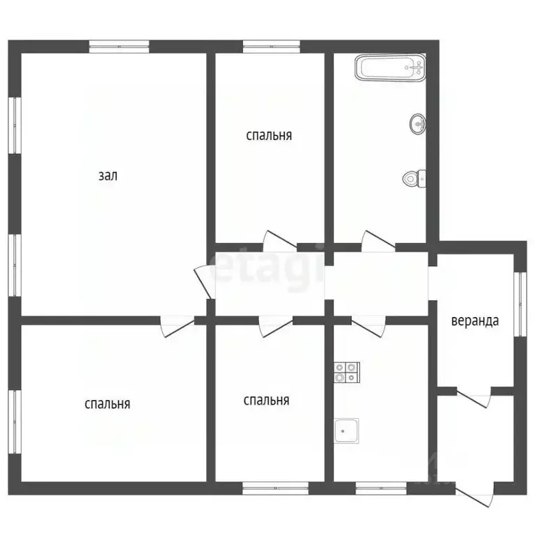 Дом в Саратовская область, Балашовский район, Хоперское муниципальное ... - Фото 2