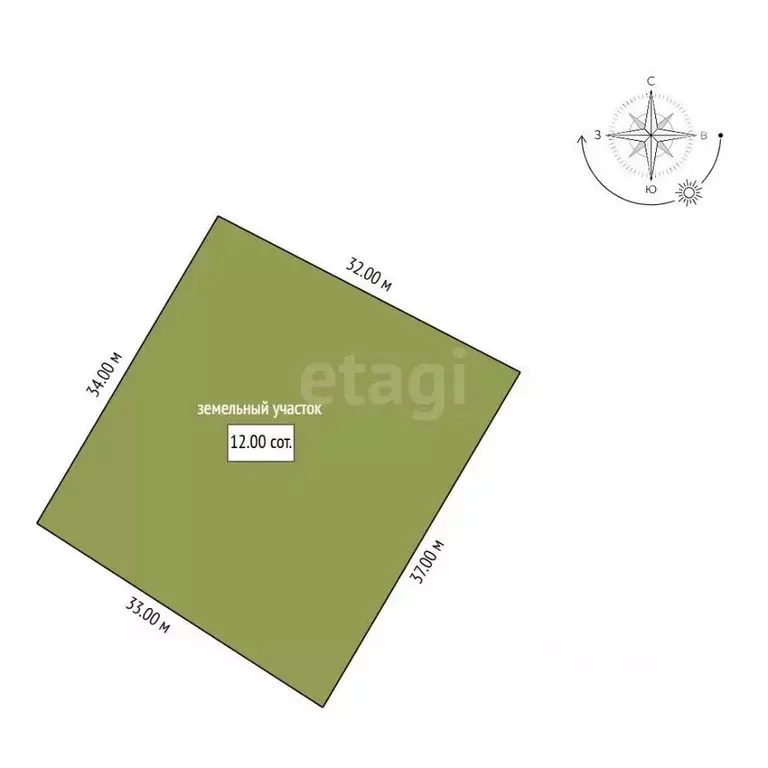 Участок в Амурская область, Благовещенск  (12.0 сот.) - Фото 1